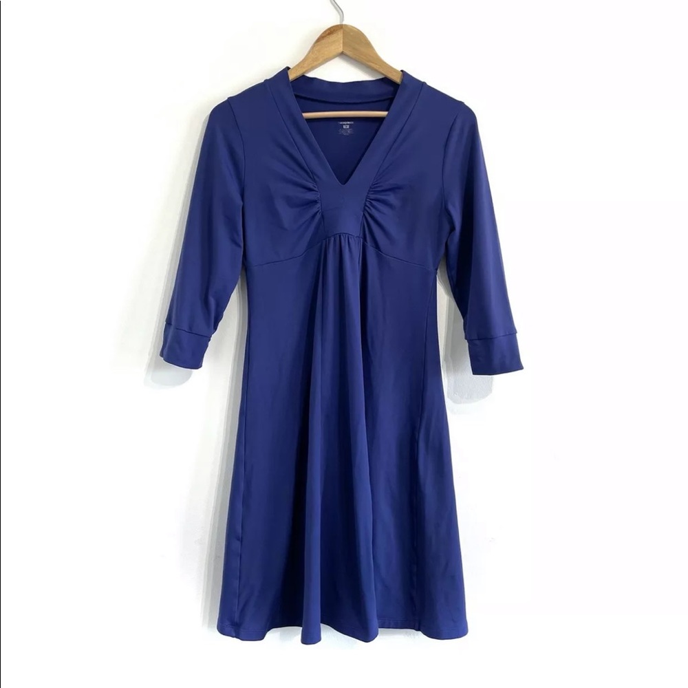 Patagonia blue resprite midi dress